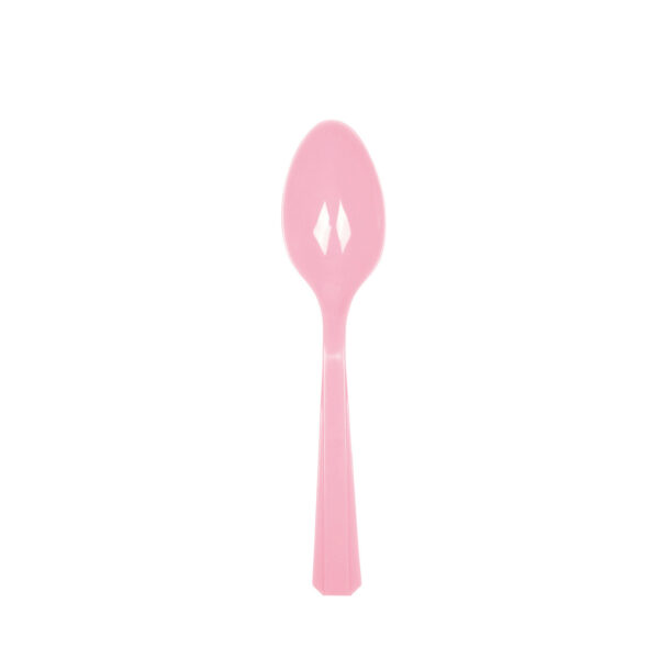 Plastične žlice roze 14.7 cm, 10 kom.
