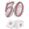Folija balon Marble Mate broj 50 Rose Gold 70cm