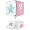 Folija balon kocka Gender Reveal 3D 38 cm