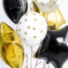 Lateks balon bijeli s tiskom zvjezdice 30cm, 6 komada - Slika 2