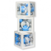Set od 3 kutije BOY s plavim mix balonima