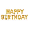 Folija balon happy birthday zlatni, 340 x 35 cm