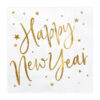 Papirnate salvete bijele Happy New Year 33 x 33 cm, 20 kom.