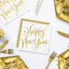 Papirnate salvete bijele Happy New Year 33 x 33 cm, 20 kom. - Slika 2