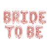 Folija balon Bride To Be Rose Gold 340x35 cm