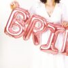 Folija balon Bride To Be Rose Gold 340x35 cm - Slika 2