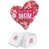 Folija balon Mother's Day Floral Heart 85 cm
