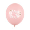 Lateks balon baby rozi 30 cm Mom to be, 6 komada