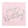Salvete svijetlo roze happy birthday , 20 komada
