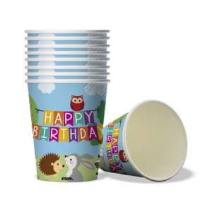 Papirnate čaše HB Woodland 250 ml, 8 komada - Slika 2