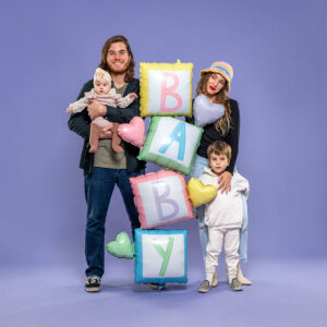 Folija balon Baby Blocks 160 cm - Slika 2