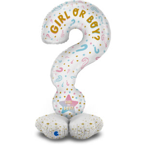 Folija balon The Standups - Question Mark Gender Reveal 119 cm - Slika 2