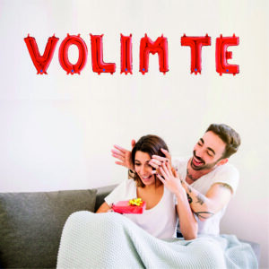 Folija balon Volim te 175x36 cm - Slika 2
