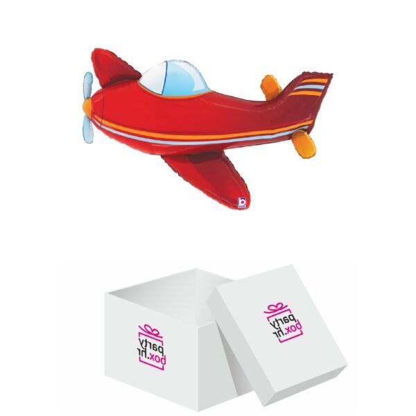 Folija balon Red Airplane 94cm