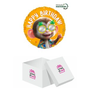 Folija balon Cool Monkey Birthday 46cm