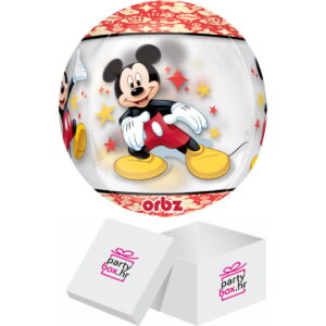 Folija balon Orbz Mickey Mouse Clear 40 cm