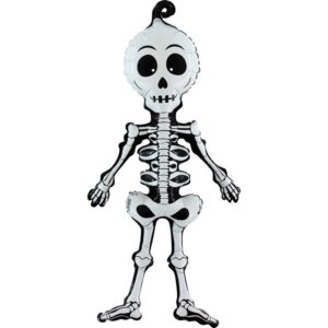Folija balon Linky Scary Skeleton 55 cm, zrak