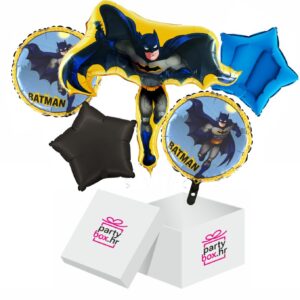 Buket od 5 folija balona Batman