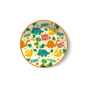 Papirnati tanjuri Dino party 18 cm, 8 komada