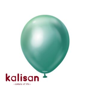 Lateks balon Mirror Green 30cm