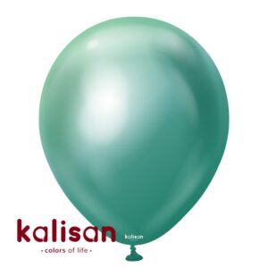 Lateks balon Mirror Green 45cm