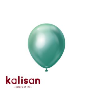 Lateks balon Mirror Green 13cm