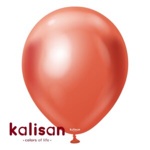 Lateks balon Mirror Red 45cm