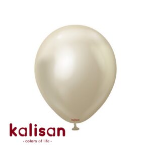 Lateks balon Mirror White Gold 30cm