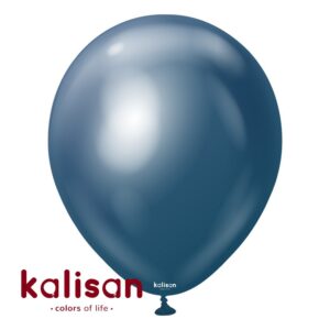 Lateks balon Mirror Navy 45cm