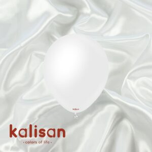 Lateks balon opaque satin snow white 13 cm