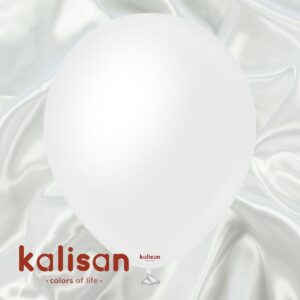 Lateks balon opaque satin snow white 45 cm