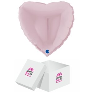 Folija balon veliko srce pastel rozo 56 cm