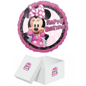 Folija balon Minnie birthday 43 cm