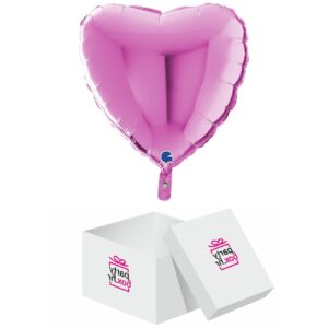 Folija balon veliko srce Fuxia 56cm