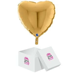 Folija balon veliko srce Gold 56cm