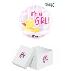 Folija balon Its a Girl Rubber Ducky 46cm