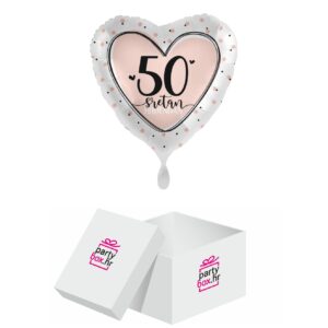 Folija balon Sretan rođendan divnih 50, 43 cm