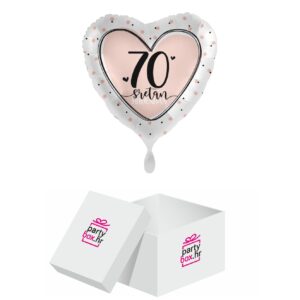 Folija balon Sretan rođendan divnih 70, 43 cm