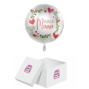 Folija balon Najbolja mama srca, 43 cm