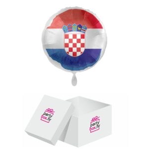 Folija balon Zastava Republike Hrvatske, 43 cm
