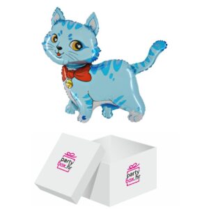 Folija balon Mačka plava, 86cm