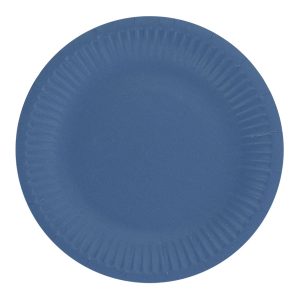 Papirnati tanjuri tamno plavi, 18cm, 6 komada