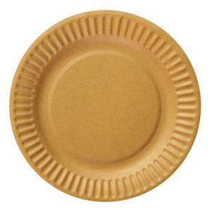 Papirnati tanjuri zlatni, 18cm, 6 komada