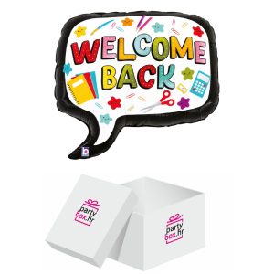 Folija balon Welcome back skola, 71CM