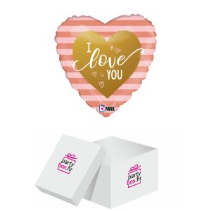Folija balon srce I love you, 46cm