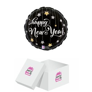 Folija balon Happy new year, 46cm