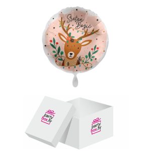 Folija balon Sretan Božić sob, 43cm