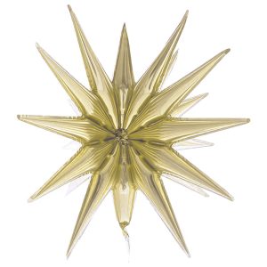 Folija balon champagne zvijezda 3D, 50cm