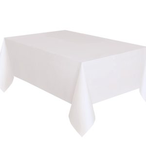 PVC stolnjak bijeli, 137 x 274 cm