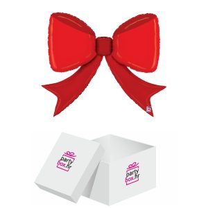 folija balon crvena mašna